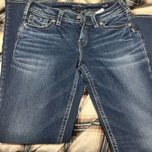 Women's Boot Cut Jeans - Deep Blue